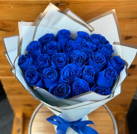 Blue Haze Rose Bouquet