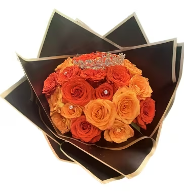 Wrapped Roses Bouquet - Variety of Colors Available - Hand Tied